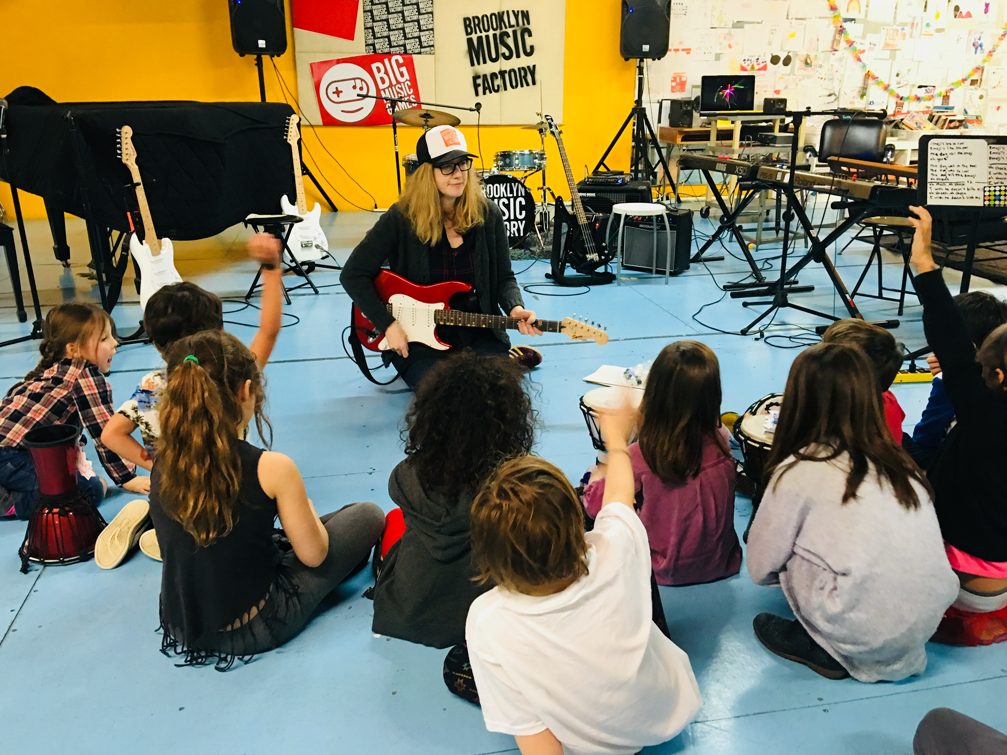 songwriting for kids at brooklyn music factory
