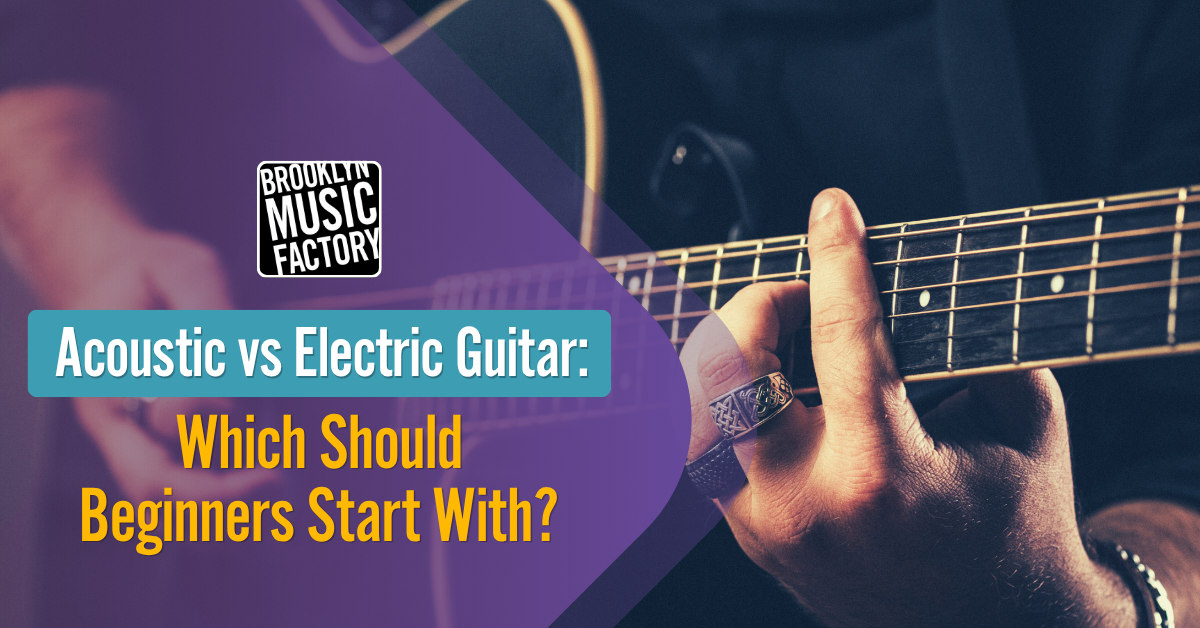 Acoustic vs Electric Guitar